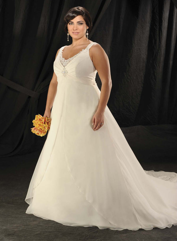 Wedding Gowns For Plus Size Brides Weddingelation 3246