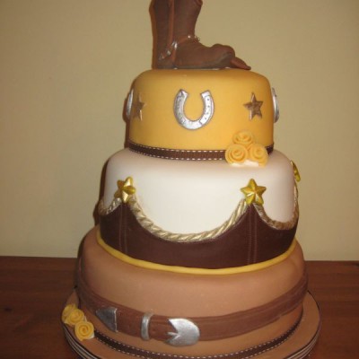 Ideas of the Western-Themed Wedding Cakes | WeddingElation