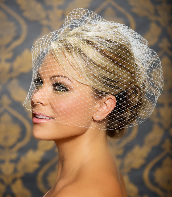 Hairstyles For The Birdcage Veils Weddingelation